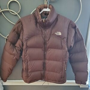 The North Face Vintage Brown Retro Nuptse 700 Puffer Jacket/Coat Medium